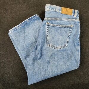 Lauren Jeans Co Ralph Lauren Straight Leg Light Wash‎ Women 12 Vintage Capris